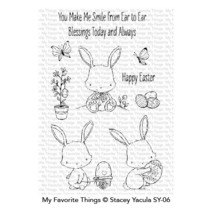 Easter Clear Stamp Set Ten Piece Bunny Eggs Saying Card Making Ideas Craft Art  - £14.38 GBP