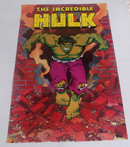 THE INCREDIBLE HULK POSTER FROM 1987 MARVEL COMICS VINTAGE AND RARE! - $39.99