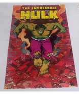 THE INCREDIBLE HULK POSTER FROM 1987 MARVEL COMICS VINTAGE AND RARE! - £31.26 GBP
