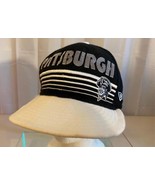 Pittsburg Pirates Black /White New Era 59Fifty Fitted 7 3/8 Hat Pre-Owned - $21.65 CAD