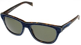 Diesel Sunglasses Green Blue Unisex Rectangular DL0111 92N - £40.45 GBP