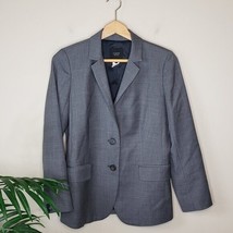 J. Crew | Super 120s Gray Suit Jacket Blazer, size 4 - £67.36 GBP
