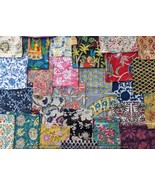 100 Mix Charm Pack Cotton Squares Patchwork Quilting Fabric Bundle Scrap... - $211.65 MXN+