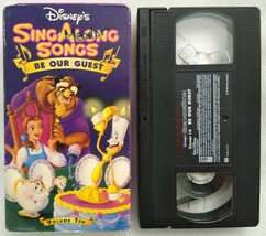 VHS Disneys Sing Along Songs - Beauty and the Beast: Be Our Guest (VHS, 1992) - £8.77 GBP