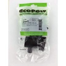 Straight Stop Valve 3/4&quot; x 3/4&quot; Plastic, Black - Flair-It 31894 Ecopoly - $18.21 MXN
