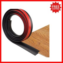 20ft Black PVC Floor Transition Strip for Seamless Edges in Homes and Bu... - $48.49