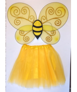 Woman&#39;s Bee Costume - TuTu Skirt and Wings - One Size Fits Most Girls an... - $9.47