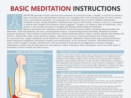 Basic Meditation, shamata, vipassana, digital download PDF,  zen meditat... - £3.16 GBP