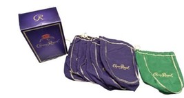 Crown Royal Bags 8 Large And Box 9&quot; Inch - £11.61 GBP