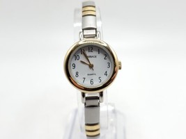 Carriage By Timex Watch Womens New Battery Two-Tone Expandable Band 22mm - $19.99