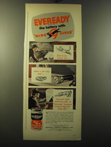 1949 Eveready Batteries Ad - Eveready the battery with nine lives - £14.76 GBP