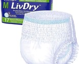 LivDry Adult Incontinence Underwear, Extra Absorbency Medium 17 Count - £24.12 GBP