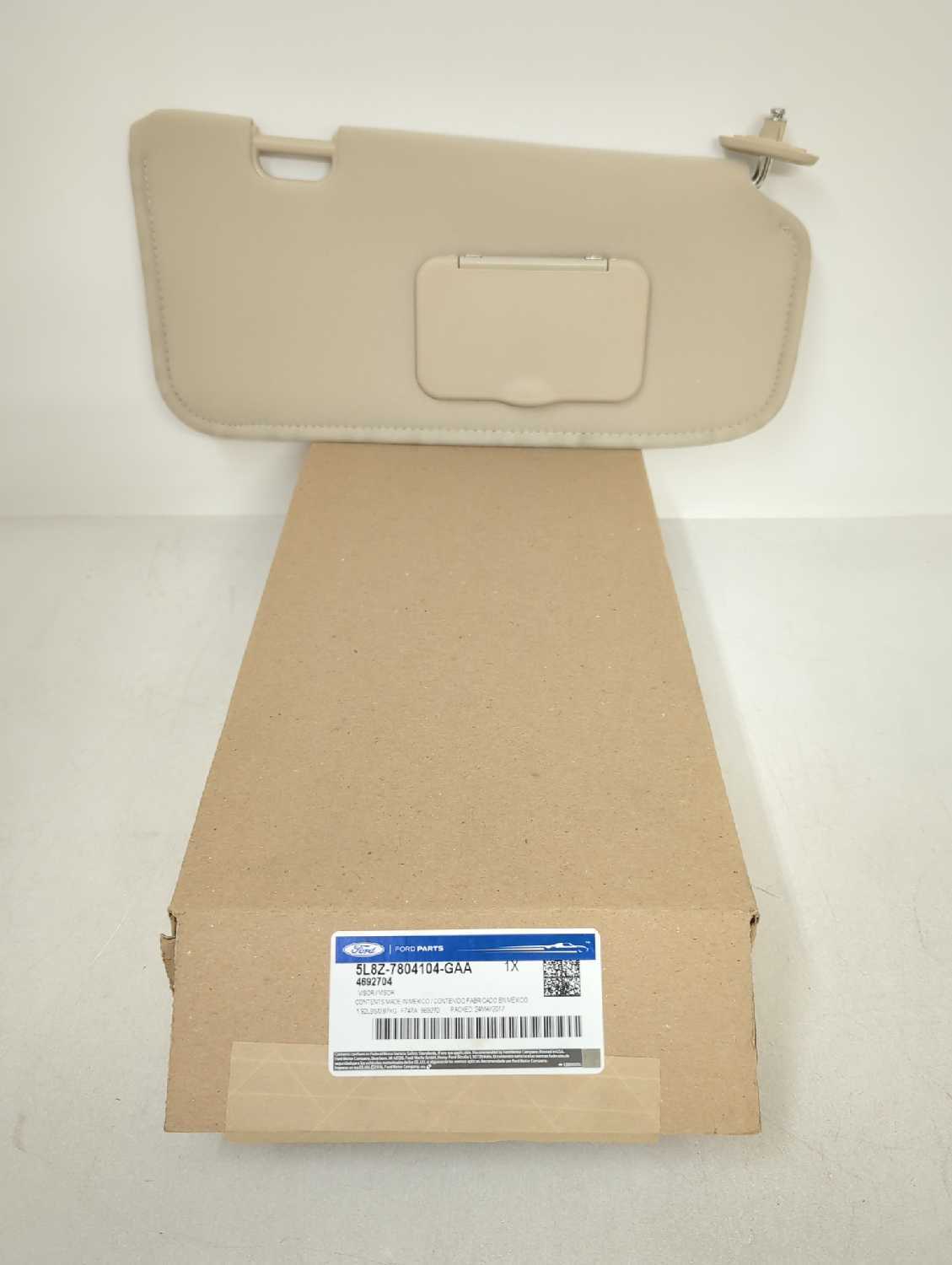 New OEM genuine Ford RH Sun Visor 2005-2007 Escape Mariner Tribute Tan n... - $59.40