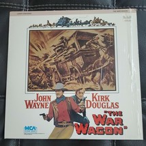 THE WAR WAGON Laserdisc John Wayne Kirk Douglas 1967 western 1987 MCA home video - £9.68 GBP
