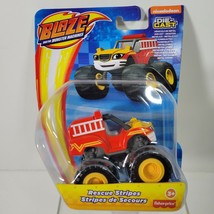 Blaze and the Monster Machines Fire Rescue Stripes Truck DieCast Toy Vehicle New - £12.69 GBP