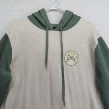 My Neighbor Totoro Sweatshirt Size Large Anime Squirrel Gray Green Hoodie - $27.72