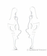 Tinkerbell Winged Pixie Fairy Charm .925 Sterling Silver Dangling Hook E... - $694.51 MXN