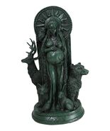 Greek Goddess Gaia Pregnant With Earth Accompanied By Animals Figurine - €32,64 EUR