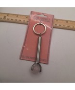 Rose Quartz - Crystal Face Massager Keyring - $205.62 MXN