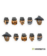 Kromlech Confederate Head x10 - 28mm scale suitable for Warhammer 40k, M... - $10.30