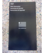 INFLIGHT SAFETY CARD US AIRLINES 757  1989 - €16,88 EUR
