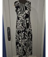 Talbots Black and White Maxi Dress - $28.50