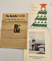 1947 1960 Ephemera Collection Birdville Baptist Church Ft. Worth Texas Vintage - £19.57 GBP