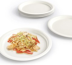 Paper Plates Disposable, Compostable Heavy Duty Plates 9&quot; Biodegradable - $42.94