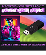 Mac OS Sonoma Bootable USB Flash Drive With Guide Repair Service - $449.74 MXN