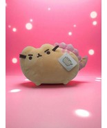 Gund Stuffed Pusheen Cat 13&quot; Strawberry Banana Pusheenosaurus Preowned w... - $28.70