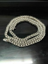 6 mm Round Tennis Chain Mounting 925 Silver Tennis Necklace Blank Mount - $173.79+