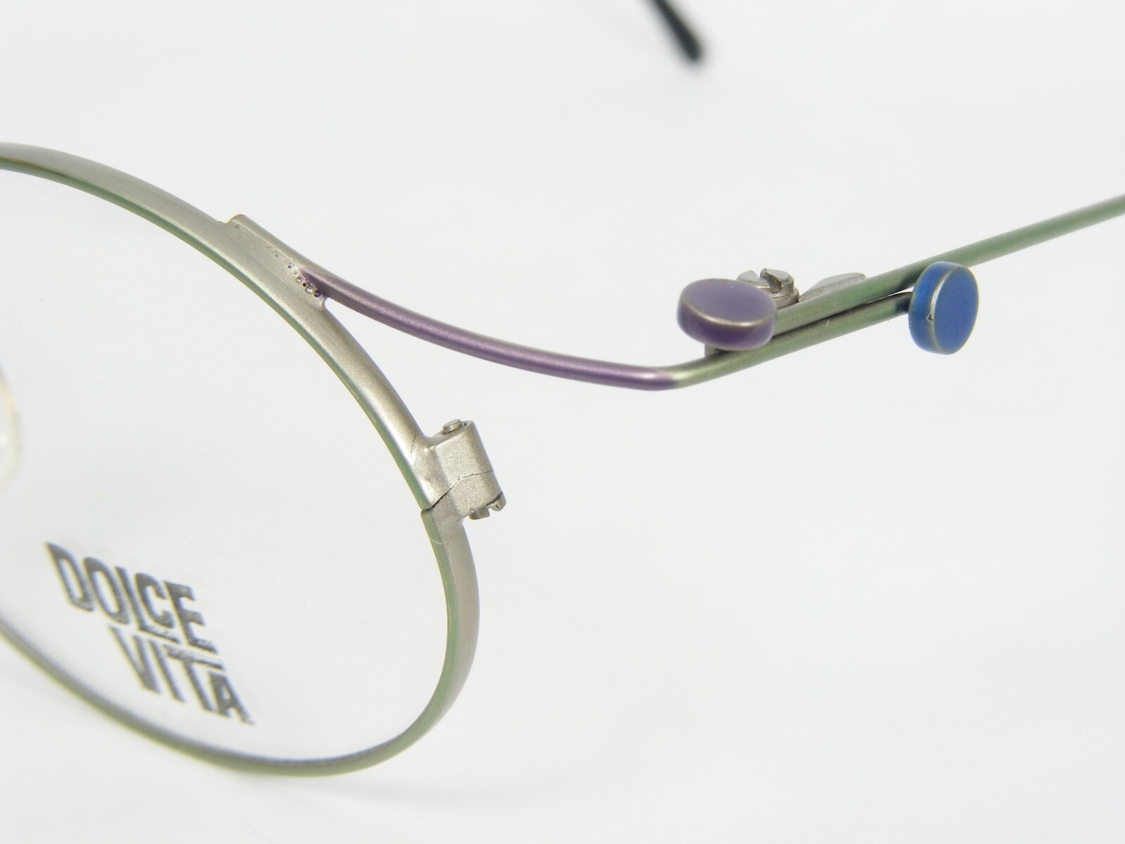 Vintage Dolce Vita Par Casanova DV-35 C-03 Multicolore Lunettes Cadre 44-22-150 Item image 5