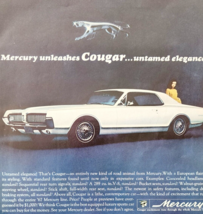 1966 Mercury 67 Cougar Car Advertisement Automobilia Ford Motor Vintage ... - $41.18 CAD