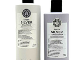 Maria Nila Sheer Silver Shampoo 11.8 oz &amp; Conditioner 10.1 oz /Color Car... - $36.66