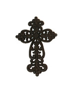 Cast Iron Ornate Inspirational Wall Cross - £7.85 GBP