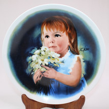 Vintage Collectors Plate Donald Zolan 1981 For You 8.5&quot; Viletta Fine Chi... - £10.32 GBP