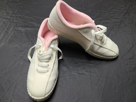 Terry Casual Womens US Size 8.5 Comfort Shoes Rubber Sole Made in USA Wh... - €4,22 EUR