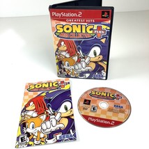 CIB Sonic Mega Collection Plus Sony PlayStation 2 2004 PS2 Greatest Hits Complet - £6.75 GBP