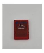 8MB Memory Card RED PlayStation 2 - £10.70 GBP