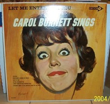 Carol Burnett Sings Let Me Entertain You DL 4437 33RPM LP Record - $14.22