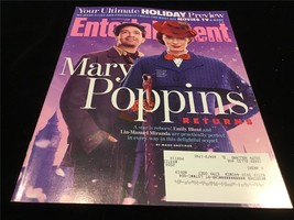 Entertainment Weekly Magazine November 16, 2018 Mary Poppins - £7.86 GBP