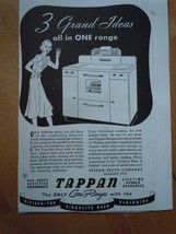 Tappan All In One Gas Range Print Magazine Advertisement 1939 - $4.99