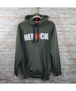 Herock Hero Hoodie Men&#39;s Sweater Fleece Small Military Green Graphic Log... - $53.28