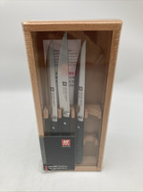 ZWILLING J.A. Henckels Porterhouse Steak Knife -Black, Set of 3, New - £31.65 GBP