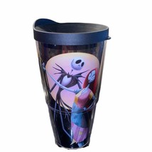 Disney Nightmare Before Christmas Tervis Tumbler 24Oz with Lid Jack Sally - £20.38 GBP