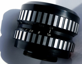 Carl Zeiss Jena 1.4/25mm Zebra Tevidon C-Mount M25, Optimal Image IQ, a Remark - £130.51 GBP