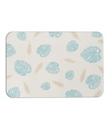 Mondxflaur Palm Leaf Non Slip Bathroom Mat for Shower Quick Dry Diatom M... - $26.05 CAD