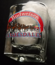 Budweiser Clydesdale Shot Glass Square Style Double Size Anhauser Busch Bud - $6.99