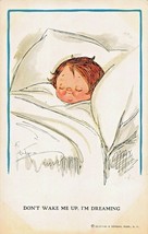 Don&#39;T Wake Me Up I&#39;M Dreaming ~ Artista G Wiedersteim 1912 Cartolina - £6.34 GBP