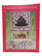 Children&#39;s Advent Calendar Booklet No.1 Cross Stitch Patterns Rosanne Du... - $7.91
